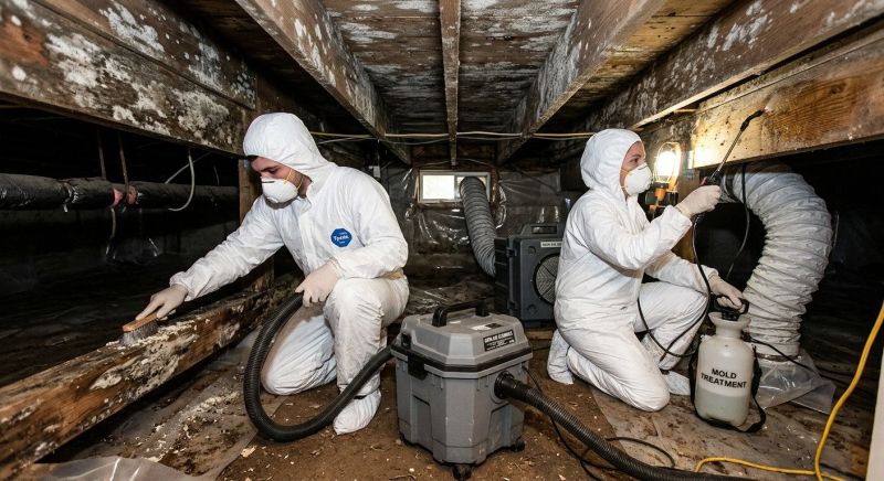 Crawl Space Mold Removal in Fort Worth, TX
